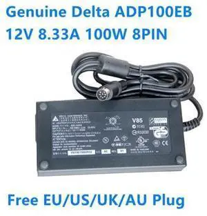 Delta ADP-100EB 12V 8.33A 100W 8PIN AC Adapter For Industrial Medicine 100W Laptop Power Supply Charger Delta ADP-100EB 12V 8.33A 100W 8PIN AC Adapter For Industrial Medicine 100W Laptop Power Supply Charger