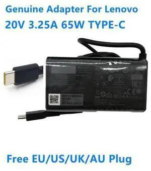 ADLX65YSDC3A 65W 20V 3.25A TYPE-C ADLX65YSLC3A ADLX65YSCC3A AC Adapter For Lenovo ThinkPad Laptop Power Supply Charger ADLX65YSDC3A 65W 20V 3.25A TYPE-C ADLX65YSLC3A ADLX65YSCC3A AC Adapter For Lenovo ThinkPad Laptop Power Supply Charger
