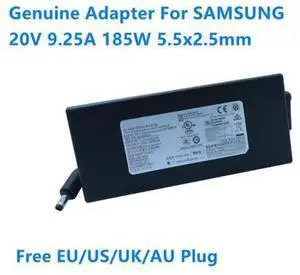 20V 9.25A 185W A19-185P1A AD-18520A Power Supply AC Adapter For SAMSUNG A185A001Q BA44-00363A Laptop Charger 20V 9.25A 185W A19-185P1A AD-18520A Power Supply AC Adapter For SAMSUNG A185A001Q BA44-00363A Laptop Charger
