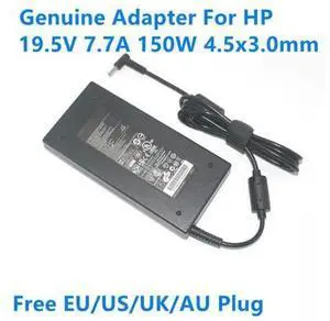 19.5V 7.7A 150W 4.5x3.0mm TPN-DA09 TPN-DA03 AC Adapter For HP ZBOOK 15 G3 G4 OMEN 15-AX100 A150A05AL Laptop Charger 19.5V 7.7A 150W 4.5x3.0mm TPN-DA09 TPN-DA03 AC Adapter For HP ZBOOK 15 G3 G4 OMEN 15-AX100 A150A05AL Laptop Charger