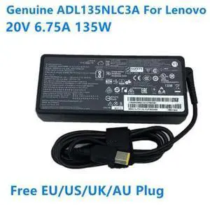 ADL135NLC3A 135W 20V 6.75A ADL135NDC3A AC Adapter For Lenovo Thinkpad Y7000 T440P T450P T460P T530 T540P Laptop Charger ADL135NLC3A 135W 20V 6.75A ADL135NDC3A AC Adapter For Lenovo Thinkpad Y7000 T440P T450P T460P T530 T540P Laptop Charger