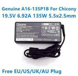 Chicony A16-135P1B 19.5V 6.92A 135W 5.5x2.5mm Delta ADP-135KB T AC Adapter For MSI GS63 7RD STEALTH Power Supply Charger Chicony A16-135P1B 19.5V 6.92A 135W 5.5x2.5mm Delta ADP-135KB T AC Adapter For MSI GS63 7RD STEALTH Power Supply Charger