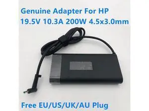 TPN-DA10 19.5V 10.3A 200W TPN-CA23 A200A017P L00818-850 AC Adapter For HP 15-DC0009TX 1060 ZBOOK 17 G5 G4 Laptop Charger TPN-DA10 19.5V 10.3A 200W TPN-CA23 A200A017P L00818-850 AC Adapter For HP 15-DC0009TX 1060 ZBOOK 17 G5 G4 Laptop Charger