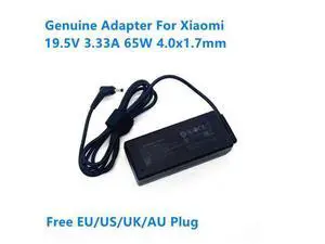 19.5V 3.33A 65W 4.0x1.7mm PA-1650-70XM A14-065N1A Power Supply AC Adapter For Xiaomi Redmi Book 13 14 Laptop Charger 19.5V 3.33A 65W 4.0x1.7mm PA-1650-70XM A14-065N1A Power Supply AC Adapter For Xiaomi Redmi Book 13 14 Laptop Charger