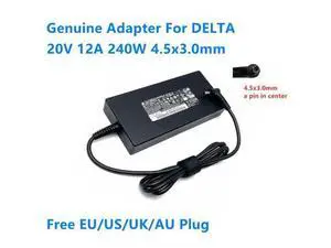 20V 12A 240W 4.5x3.0mm DELTA ADP-240EB D Power Supply AC Adapter For MSI Laptop Charger 20V 12A 240W 4.5x3.0mm DELTA ADP-240EB D Power Supply AC Adapter For MSI Laptop Charger