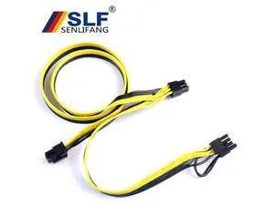 Cable divisor interno Express para minero de cinta, 10 Uds., Modular, PSU, fuente de alimentación, PCI e Molex, 6 pines PCI-e a 2, 8 pines, 6 + 2 pines, PCI Cable divisor interno Express para minero de cinta, 10 Uds., Modular, PSU, fuente de alimentación, PCI e Molex, 6 pines PCI-e a 2, 8 pines, 6 + 2 pines, PCI