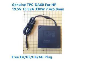 TPC-DA60 19.5V 16.92A 330W ADP-330BB BC 925142-850 AC Adapter For HP Omen Gaming Laptop Power Supply Charger TPC-DA60 19.5V 16.92A 330W ADP-330BB BC 925142-850 AC Adapter For HP Omen Gaming Laptop Power Supply Charger