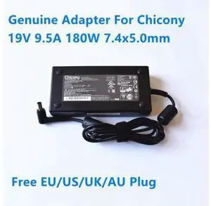 Chicony 180W 19V 9.5A AC Adapetr A12-180P1A For MSI GP73 8RE-674AU GL73 8RD-282 Gaming Notebook Power Supply Charger Chicony 180W 19V 9.5A AC Adapetr A12-180P1A For MSI GP73 8RE-674AU GL73 8RD-282 Gaming Notebook Power Supply Charger