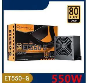 PSU For SILVERSTONE ET550-G Non Modular 80plus Gold Silent Fan 550W Power Supply SST-ET550-G PSU For SILVERSTONE ET550-G Non Modular 80plus Gold Silent Fan 550W Power Supply SST-ET550-G