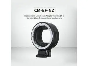 Commlite Metal Auto Focus Lens Mount Adapter for Canon EF Lens To Nikon Z Camera Commlite Metal Auto Focus Lens Mount Adapter for Canon EF Lens To Nikon Z Camera
