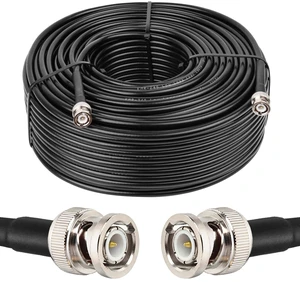 BNC Cable 200ft,Low Loss KMR240 BNC Male to Male Coax Cable 50 Ohm for for Ham Radio, Network Analyzer, Modem, Oscilloscope, Signal Generator, Attenuator BNC Cable 200ft,Low Loss KMR240 BNC Male to Male Coax Cable 50 Ohm for for Ham Radio, Network Analyzer, Modem, Oscilloscope, Signal Generator, Attenuator
