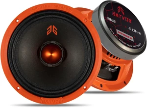 MX80E2 Loudspeaker 8 Inch Midrange 640 Watts 4 Ohms Orange Bullet, Premium Quality Audio Door Speakers for Car or Truck Stereo Sound System, Orange (2 Speakers) MX80E2 Loudspeaker 8 Inch Midrange 640 Watts 4 Ohms Orange Bullet, Premium Quality Audio Door Speakers for Car or Truck Stereo Sound System, Orange (2 Speakers)
