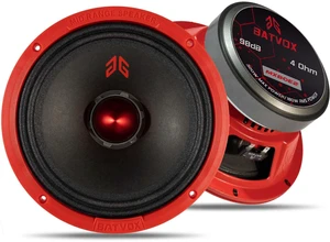 MX80E2 Loudspeaker 8 Inch Midrange 640 Watts 4 Ohms Red Bullet, Premium Quality Audio Door Speakers for Car or Truck Stereo Sound System, Red (2 Speakers) MX80E2 Loudspeaker 8 Inch Midrange 640 Watts 4 Ohms Red Bullet, Premium Quality Audio Door Speakers for Car or Truck Stereo Sound System, Red (2 Speakers)