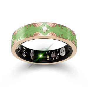 Smart Ring for Women, Baroque Inspired Design (Green,8) Sleep Tracker, Health Monitoring, Fitness Tracking, Remote Photography, No Subscription, iOS & Android Smart Ring for Women, Baroque Inspired Design (Green,8) Sleep Tracker, Health Monitoring, Fitness Tracking, Remote Photography, No Subscription, iOS & Android