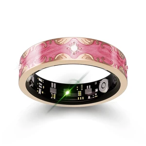 Smart Ring for Women, Baroque Inspired Design (Pink,7) Sleep Tracker, Health Monitoring, Fitness Tracking, Remote Photography, No Subscription, iOS & Android Smart Ring for Women, Baroque Inspired Design (Pink,7) Sleep Tracker, Health Monitoring, Fitness Tracking, Remote Photography, No Subscription, iOS & Android
