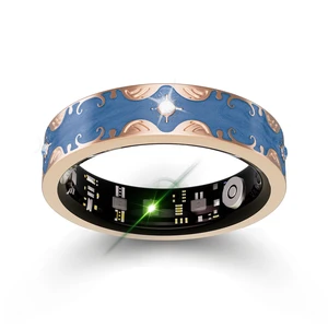 Smart Ring for Women, Baroque Inspired Design (Blue,10) Sleep Tracker, Health Monitoring, Fitness Tracking, Remote Photography, No Subscription, iOS & Android Smart Ring for Women, Baroque Inspired Design (Blue,10) Sleep Tracker, Health Monitoring, Fitness Tracking, Remote Photography, No Subscription, iOS & Android