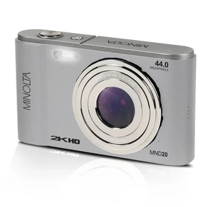 MND20 44 MP 2.7K Ultra HD Digital Camera (Silver) Waterproof design captures photos and HD video at the beach, pool and on outdoor adventures MND20 44 MP 2.7K Ultra HD Digital Camera (Silver) Waterproof design captures photos and HD video at the beach, pool and on outdoor adventures