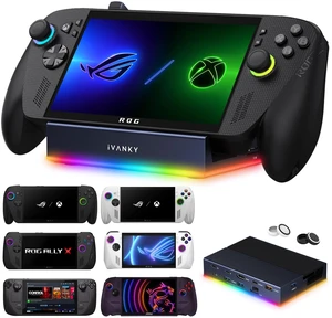 14-in-1 RGB Docking Station for ROG Xbox Ally X(2025), 4K@120Hz Compatible with Steam Deck /Legion GoS/msi claw 8 ex ai+,10Gbps USB3.2, SD/TF Slots, 1Gbps Ethernet,100W Charge, Foldable 14-in-1 RGB Docking Station for ROG Xbox Ally X(2025), 4K@120Hz Compatible with Steam Deck /Legion GoS/msi claw 8 ex ai+,10Gbps USB3.2, SD/TF Slots, 1Gbps Ethernet,100W Charge, Foldable