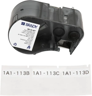Authentic (M5-32-427) Self-Laminating Vinyl Wrap Around Labels 1.5" H x 1.5" W Black on White, Clear, 180 Labels. for use with the BMP51 and M511 Label Printers Authentic (M5-32-427) Self-Laminating Vinyl Wrap Around Labels 1.5" H x 1.5" W Black on White, Clear, 180 Labels. for use with the BMP51 and M511 Label Printers