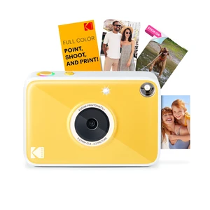 Printomatic+ Instant Print Digital Camera (Yellow) 10MP Portable Camera with Interactive RGB LED Status Indicator, Prints Full-Color Photos on Zink 2x3 Sticky-Backed Photo Paper - Easy & Fun Printomatic+ Instant Print Digital Camera (Yellow) 10MP Portable Camera with Interactive RGB LED Status Indicator, Prints Full-Color Photos on Zink 2x3 Sticky-Backed Photo Paper - Easy & Fun