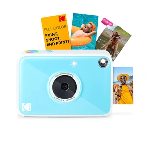 Printomatic+ Instant Print Digital Camera (Blue) 10MP Portable Camera with Interactive RGB LED Status Indicator, Prints Full-Color Photos on Zink 2x3 Sticky-Backed Photo Paper - Easy & Fun Printomatic+ Instant Print Digital Camera (Blue) 10MP Portable Camera with Interactive RGB LED Status Indicator, Prints Full-Color Photos on Zink 2x3 Sticky-Backed Photo Paper - Easy & Fun
