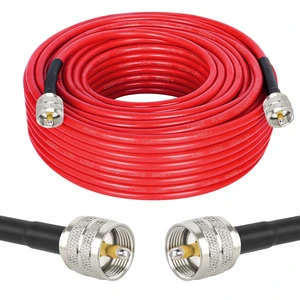 RG8X Coaxial Cable 100ft,CB Coax Cable,UHF PL259 Male to Male Low Loss CB Antenna Cable 50 Ohm for HAM Radio,Antenna Analyzer,Dummy Load,SWR Meter RG8X Coaxial Cable 100ft,CB Coax Cable,UHF PL259 Male to Male Low Loss CB Antenna Cable 50 Ohm for HAM Radio,Antenna Analyzer,Dummy Load,SWR Meter