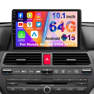 Android 15 Car Radio Stereo for Honda Accord 8th 2008-2013 4Core+64G 10.1" Touchscreen Wireless CarPlay Android Auto Bluetooth WiFi GPS MirrorLink FM EQ SWC HD Backup Camera Android 15 Car Radio Stereo for Honda Accord 8th 2008-2013 4Core+64G 10.1" Touchscreen Wireless CarPlay Android Auto Bluetooth WiFi GPS MirrorLink FM EQ SWC HD Backup Camera