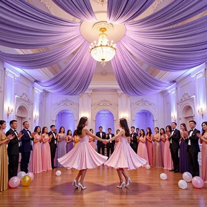 4 Panels 5ft(W) x 20ft(H) Light Purple Ceiling Drapes for Wedding Parties 20 FT Extra Long Thick Polyester Wrinkle-Free Lavneder Drapery Tent Canopy for Birthday Ceremony Stage Swag 4 Panels 5ft(W) x 20ft(H) Light Purple Ceiling Drapes for Wedding Parties 20 FT Extra Long Thick Polyester Wrinkle-Free Lavneder Drapery Tent Canopy for Birthday Ceremony Stage Swag