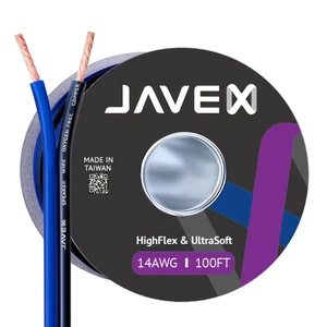 Speaker Wire 14 Gauge 100FT Oxygen-Free Copper Audio Cable,Blueblack 14AWG 2 Conductors HighFlex Cable for Automotive Stereo, Home Theater, In-wall and Commercial Sound System, Audio Cable DIY Speaker Wire 14 Gauge 100FT Oxygen-Free Copper Audio Cable,Blueblack 14AWG 2 Conductors HighFlex Cable for Automotive Stereo, Home Theater, In-wall and Commercial Sound System, Audio Cable DIY