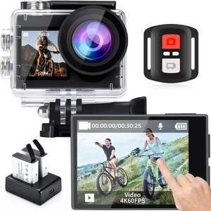 i8 4K Action Camera, 20MP Sports Camera with EIS, 5X Zoom and WiFi, Snap-Pro App, Remote Control, 2 Batteries, Bike Mount for Cycling, POV Video, Vlogging and Travel, 98FT Waterproof Camera i8 4K Action Camera, 20MP Sports Camera with EIS, 5X Zoom and WiFi, Snap-Pro App, Remote Control, 2 Batteries, Bike Mount for Cycling, POV Video, Vlogging and Travel, 98FT Waterproof Camera