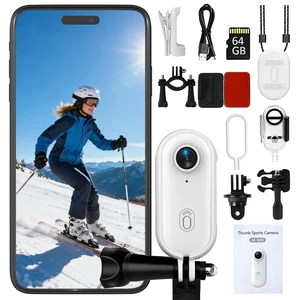 4K Mini Thumb Camera, Waterproof Magnetic POV Action Cam, 64GB Hands-Free Wearable Design with Magnetic Mount, Waterproof Case for Cycling, Vlogging and Outdoor Adventures 4K Mini Thumb Camera, Waterproof Magnetic POV Action Cam, 64GB Hands-Free Wearable Design with Magnetic Mount, Waterproof Case for Cycling, Vlogging and Outdoor Adventures