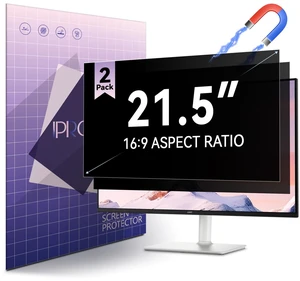 2 Pack Magnetic Privacy Screen for 21.5 inch 16:9 Computer Monitor Removable Matte Privacy Shield Film, Anti-Glare, Blue Light Filter, HD Clarity Black Spy Protector for 21.5inch Desktop PC 2 Pack Magnetic Privacy Screen for 21.5 inch 16:9 Computer Monitor Removable Matte Privacy Shield Film, Anti-Glare, Blue Light Filter, HD Clarity Black Spy Protector for 21.5inch Desktop PC