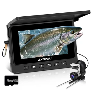 Underwater Fishing Camera with DVR Video Recording, 4.5" IPS Screen Fishing Camera, 10H Battery Life, 100ft Cable, Portable Fish Finder for Ice Kayak Boat Lake Fishing, 32GB Card Underwater Fishing Camera with DVR Video Recording, 4.5" IPS Screen Fishing Camera, 10H Battery Life, 100ft Cable, Portable Fish Finder for Ice Kayak Boat Lake Fishing, 32GB Card