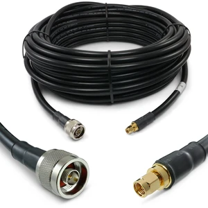 75 ft SMA Male to N Male Female 50 Ohm Low-Loss CFD400 Coax Cable Coaxial Antenna Cable Extension for 4G, 5G, Ham, ADS-B & GPS Modems/Routers/Antennas **Not for TV or WiFi** - ANT-140-020-75 75 ft SMA Male to N Male Female 50 Ohm Low-Loss CFD400 Coax Cable Coaxial Antenna Cable Extension for 4G, 5G, Ham, ADS-B & GPS Modems/Routers/Antennas **Not for TV or WiFi** - ANT-140-020-75