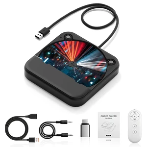 External Portable CD Player for Car, Plug and Play Car CD Player with USB Port AUX Port, Universal USB Player for Vehicle, Laptop, TV, Computer, for Android 4.4 and Above Navigation External Portable CD Player for Car, Plug and Play Car CD Player with USB Port AUX Port, Universal USB Player for Vehicle, Laptop, TV, Computer, for Android 4.4 and Above Navigation