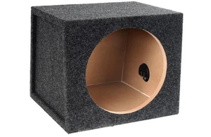 Bbox Single 10 Inch Subwoofer Sealed Enclosure - Car Subwoofer Box & Enclosures - Premium Subwoofer Box Improves Audio Quality, Sound & Bass - Red & Black Spring Terminals - Charcoal Bbox Single 10 Inch Subwoofer Sealed Enclosure - Car Subwoofer Box & Enclosures - Premium Subwoofer Box Improves Audio Quality, Sound & Bass - Red & Black Spring Terminals - Charcoal