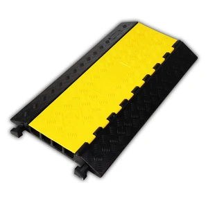 1 Pack Rubber Cable Ramp Hose Cable Protector Ramp 4 Channel 22000Lbs Load Capacity Traffic Speed Bump Wires Power Lines Extension Cord Cover for Indoor Outdoor 1 Pack Rubber Cable Ramp Hose Cable Protector Ramp 4 Channel 22000Lbs Load Capacity Traffic Speed Bump Wires Power Lines Extension Cord Cover for Indoor Outdoor