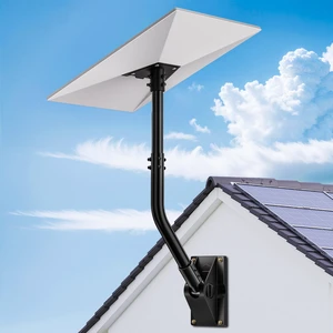 Starlink Mount for Gen 3/4/4X Satellite Dish with Pipe Adapter Wall Mount for Starlink Gen 3, Adjustable roof mount, Pole Mount Kit, Heavy-Duty Steel, For Wall & Outdoor Use Starlink Mount for Gen 3/4/4X Satellite Dish with Pipe Adapter Wall Mount for Starlink Gen 3, Adjustable roof mount, Pole Mount Kit, Heavy-Duty Steel, For Wall & Outdoor Use