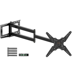 48" Extension Long Arm Rotating TV Wall Mount 26-65TV by Portrait Vertical 180°Rotation Extra Heavy Duty TV Wall Mount Max VESA 400x400mm, Load 110 lbs, 16'' Wood Stud Wall 48" Extension Long Arm Rotating TV Wall Mount 26-65TV by Portrait Vertical 180°Rotation Extra Heavy Duty TV Wall Mount Max VESA 400x400mm, Load 110 lbs, 16'' Wood Stud Wall