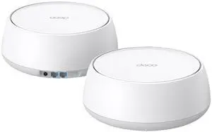 Deco 7 BE25 Dual-Band BE5000 WiFi Mesh System, 2-Pack Covers 4, 600 Sq.Ft, 4-Stream 5 Gbps, 240 Mhz Deco 7 BE25 Dual-Band BE5000 WiFi Mesh System, 2-Pack Covers 4, 600 Sq.Ft, 4-Stream 5 Gbps, 240 Mhz