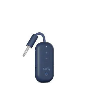 Bluetooth 5.0 Transmitter/Receiver TV to 2 Wireless Headphones, AirFly Pro Blue Bluetooth 5.0 Transmitter/Receiver TV to 2 Wireless Headphones, AirFly Pro Blue