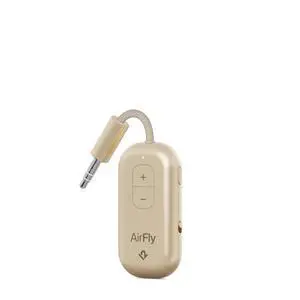 Wireless Bluetooth Adapter AirFly Pro 2 Headphones, Gold Color Wireless Bluetooth Adapter AirFly Pro 2 Headphones, Gold Color