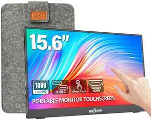 15.6 1080Pack Portable Touch Screen Monitor, 10-Point Touch, Includes Protective Sleeve Built-in Sta 15.6 1080Pack Portable Touch Screen Monitor, 10-Point Touch, Includes Protective Sleeve Built-in Sta