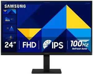 S30GD 24-Inch Essential Monitor IPS Panel, Tilt-Only Stand, 100Hz Refresh Rate, Ergonomic Design, Ad S30GD 24-Inch Essential Monitor IPS Panel, Tilt-Only Stand, 100Hz Refresh Rate, Ergonomic Design, Ad