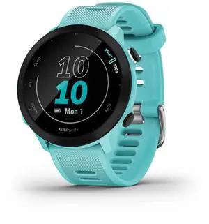 Aqua Forerunner 55 GPS Running Watch 2 Weeks Battery Life Aqua Forerunner 55 GPS Running Watch 2 Weeks Battery Life