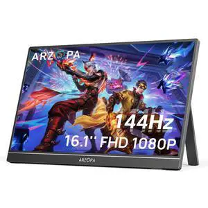 Ultra Slim 16.1'' 144Hz Portable Monitor, 1080Pack FHD 106 sRGB HDR Ultra Slim 16.1'' 144Hz Portable Monitor, 1080Pack FHD 106 sRGB HDR