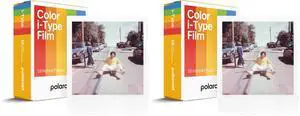 I-Type Double Pack Color Film, 16 Color Instant Photos (6009) (Pack 2) I-Type Double Pack Color Film, 16 Color Instant Photos (6009) (Pack 2)