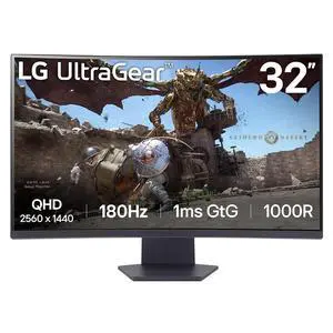 Ultragear 32GS60QC-B Curved Gaming Monitor 32-inch QHD 180Hz 1ms 1000R AMD Ultragear 32GS60QC-B Curved Gaming Monitor 32-inch QHD 180Hz 1ms 1000R AMD