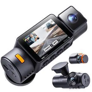 N4S 3 Channel Dash Cam (RC18) - Front Rear Inside Car Camera STARVIS 2 Night Vision, PlatePix Tech, N4S 3 Channel Dash Cam (RC18) - Front Rear Inside Car Camera STARVIS 2 Night Vision, PlatePix Tech,