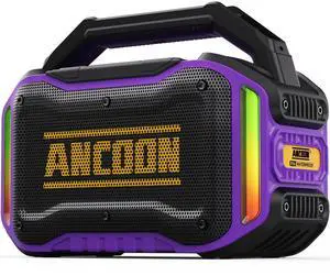 80W Peak Bluetooth Speaker Bass, 20H Playtime, IPX6 Waterproof, Large Jobsite Portable Speaker Work 80W Peak Bluetooth Speaker Bass, 20H Playtime, IPX6 Waterproof, Large Jobsite Portable Speaker Work